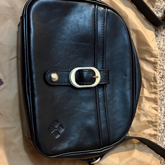 Patricia Nash Black Leather Shoulder Bag - Picture 2 of 4